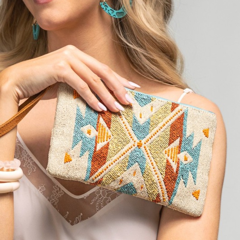 Shanna Handmade Ethnic Pattern Clutch